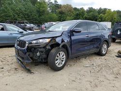 Salvage cars for sale at Seaford, DE auction: 2019 KIA Sorento L