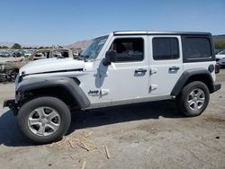 Salvage cars for sale at Las Vegas, NV auction: 2021 Jeep Wrangler Unlimited Sport