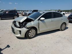 Salvage cars for sale at Houston, TX auction: 2018 KIA Rio LX