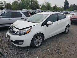 Salvage cars for sale at Portland, OR auction: 2014 KIA Rio EX