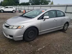 Honda salvage cars for sale: 2010 Honda Civic LX