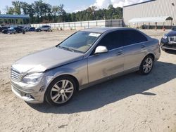 Salvage cars for sale at Spartanburg, SC auction: 2008 Mercedes-Benz C300