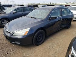 Honda salvage cars for sale: 2006 Honda Accord EX