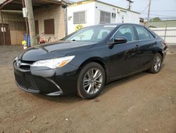 Salvage cars for sale at New Britain, CT auction: 2016 Toyota Camry LE