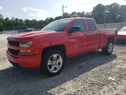 Salvage cars for sale at Ellenwood, GA auction: 2018 Chevrolet Silverado C1500 Custom