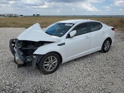 Salvage cars for sale at Taylor, TX auction: 2011 KIA Optima LX