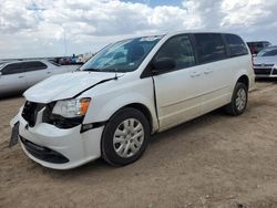 Salvage cars for sale at Amarillo, TX auction: 2017 Dodge Grand Caravan SE