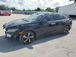 Salvage cars for sale at Orlando, FL auction: 2016 Honda Civic Touring