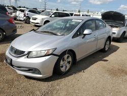 Honda salvage cars for sale: 2013 Honda Civic LX