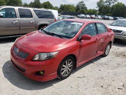 Toyota salvage cars for sale: 2010 Toyota Corolla Base