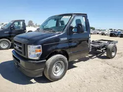 Salvage trucks for sale at Fresno, CA auction: 2024 Ford Econoline E350 Super Duty Cutaway Van