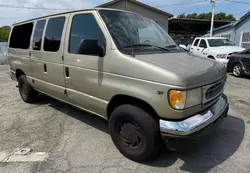 Ford salvage cars for sale: 1999 Ford Econoline E150 Wagon