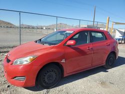 Salvage cars for sale at North Las Vegas, NV auction: 2010 Toyota Corolla Matrix