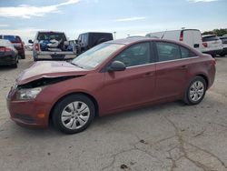 Salvage cars for sale at Indianapolis, IN auction: 2012 Chevrolet Cruze LS