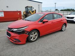 Chevrolet salvage cars for sale: 2017 Chevrolet Cruze LT