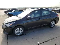 Salvage cars for sale at Grand Prairie, TX auction: 2022 Hyundai Accent SE