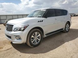 Salvage cars for sale at Amarillo, TX auction: 2016 Infiniti QX80