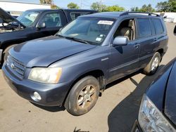 Salvage cars for sale at New Britain, CT auction: 2004 Toyota Highlander Limited