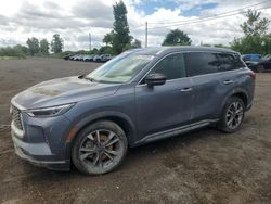 Infiniti Vehiculos salvage en venta: 2023 Infiniti QX60 Luxe