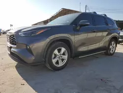 Salvage cars for sale at Corpus Christi, TX auction: 2022 Toyota Highlander L