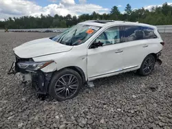 Vehiculos salvage en venta de Copart Windham, ME: 2017 Infiniti QX60