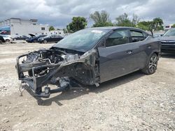 Nissan salvage cars for sale: 2021 Nissan Maxima Platinum