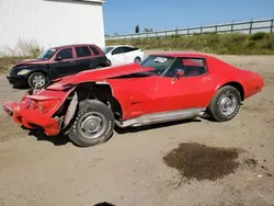 Salvage cars for sale at Portland, MI auction: 1977 Chevrolet Corvette