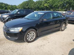 Salvage cars for sale at North Billerica, MA auction: 2014 Volkswagen Passat S