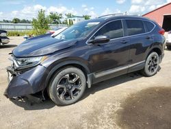 Salvage cars for sale at London, ON auction: 2018 Honda CR-V Touring