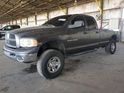 Salvage cars for sale at Phoenix, AZ auction: 2003 Dodge RAM 2500 ST