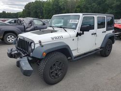 Salvage cars for sale at Glassboro, NJ auction: 2017 Jeep Wrangler Unlimited Sport