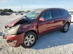 Salvage cars for sale at Taylor, TX auction: 2015 Chevrolet Traverse LT