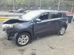 Salvage cars for sale at Waldorf, MD auction: 2018 KIA Sportage LX