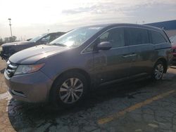 Salvage cars for sale at Woodhaven, MI auction: 2016 Honda Odyssey SE