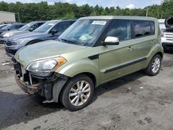 Salvage cars for sale at Exeter, RI auction: 2012 KIA Soul +