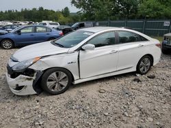 Salvage cars for sale at Candia, NH auction: 2015 Hyundai Sonata Hybrid