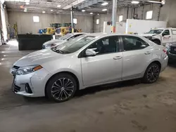 Salvage cars for sale at Blaine, MN auction: 2015 Toyota Corolla L