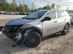 Salvage cars for sale at Leroy, NY auction: 2018 Toyota Rav4 LE