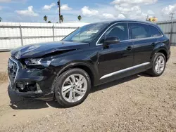 Salvage cars for sale at Mercedes, TX auction: 2021 Audi Q7 Premium Plus