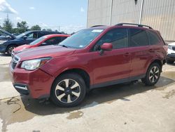 Subaru salvage cars for sale: 2018 Subaru Forester 2.5I Premium