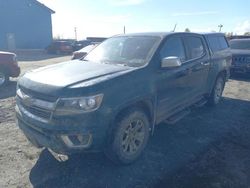 Salvage trucks for sale at Anchorage, AK auction: 2016 Chevrolet Colorado LT