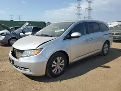 Salvage cars for sale at Elgin, IL auction: 2014 Honda Odyssey EXL