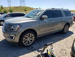 Ford salvage cars for sale: 2019 Ford Expedition Max Limited