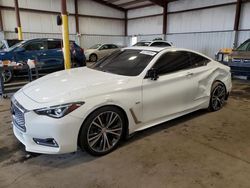 Salvage cars for sale at Pennsburg, PA auction: 2017 Infiniti Q60 Premium