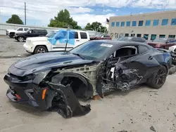 Chevrolet Camaro salvage cars for sale: 2018 Chevrolet Camaro SS