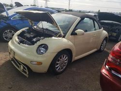 Salvage cars for sale at Elgin, IL auction: 2004 Volkswagen New Beetle GLS