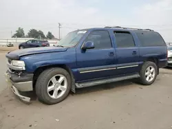 Chevrolet salvage cars for sale: 2001 Chevrolet Suburban K1500