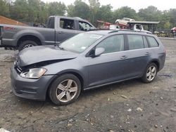 Volkswagen salvage cars for sale: 2015 Volkswagen Golf Sportwagen TDI S