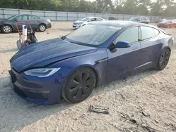 Salvage cars for sale at Hampton, VA auction: 2022 Tesla Model S