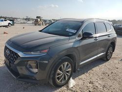 Salvage cars for sale from Copart Houston, TX: 2019 Hyundai Santa FE Limited